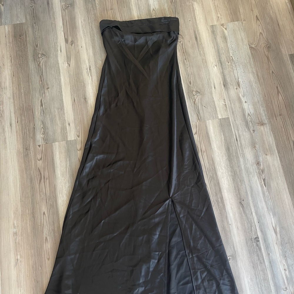 Altar'd State Elegant Black Strapless Dress